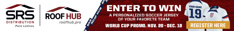 Roof Hub/SRS - Banner Ad - World Cup Jersey Promo