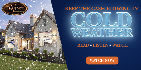 Davinci Keep the Cash Flowing in Cold Weather Watch Now