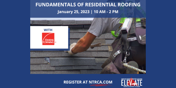 NTRCA Fundamentals of residential roofing