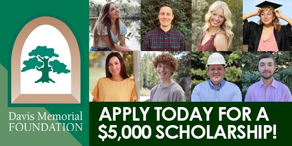 Davis Foundation Memorial Scholarship 2023