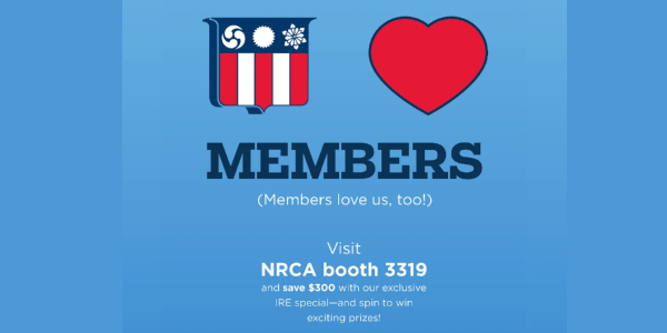 NRCA Booth at IRE