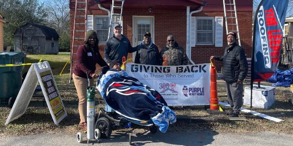 RCS Army Vet gets Roof for the Holidays