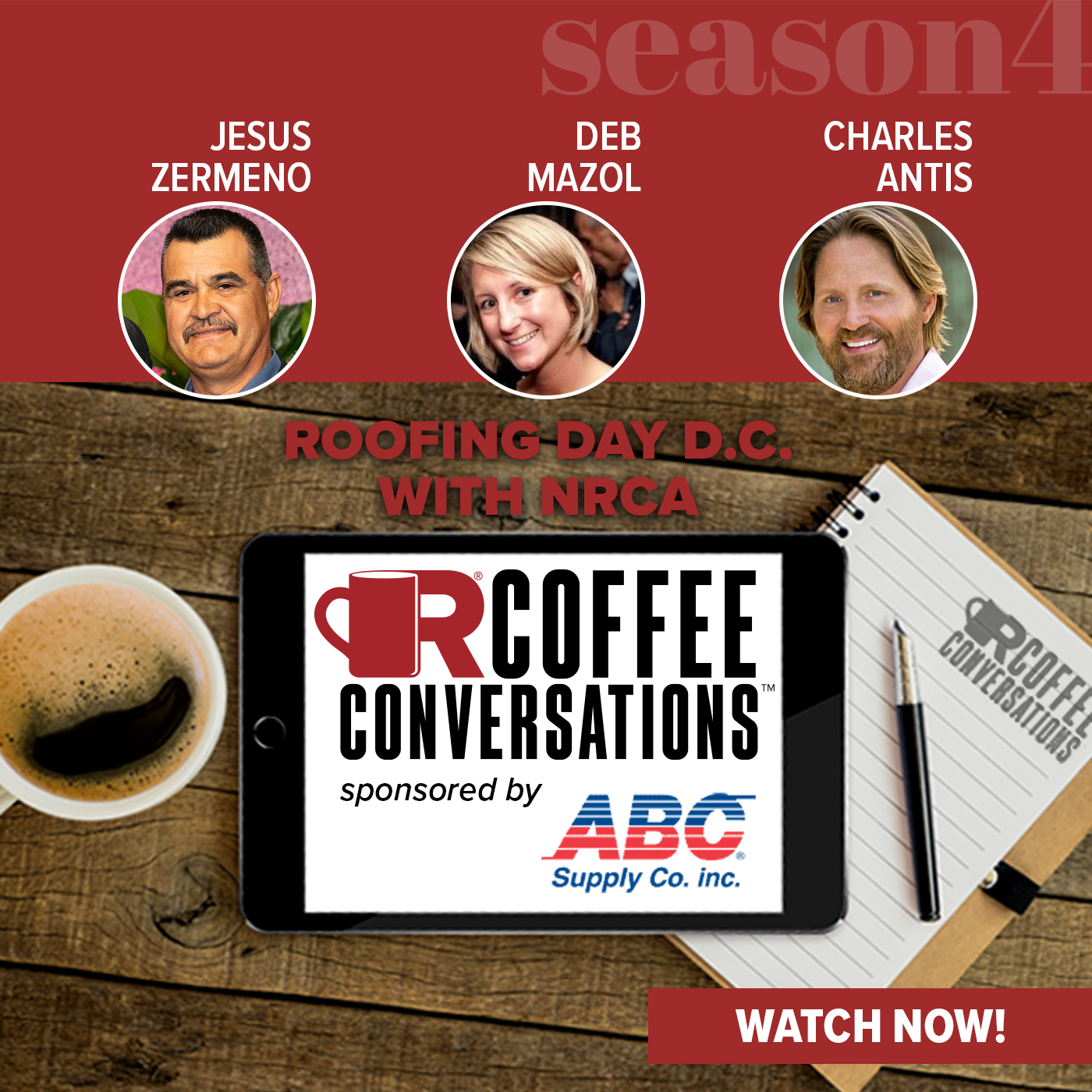 ABC - Coffee Conversations - Roofing Day 2023 Making a Difference - POD