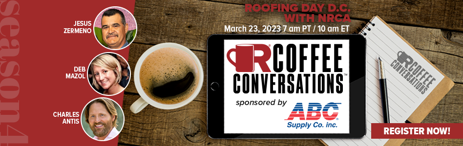 Coffee Conversations - Billboard Ad - Roofing Day 2023 (Sponsored by ABC Supply)