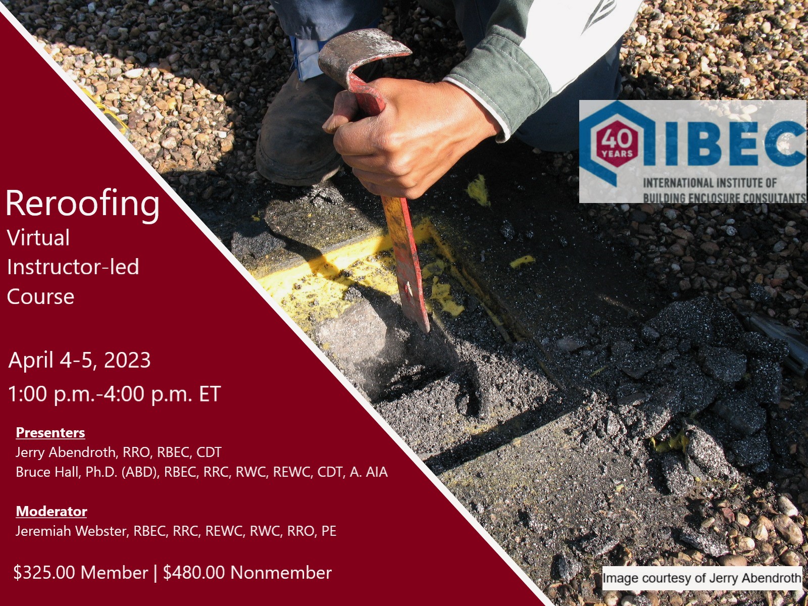 IIBEC Reroofing Virtual-led Course