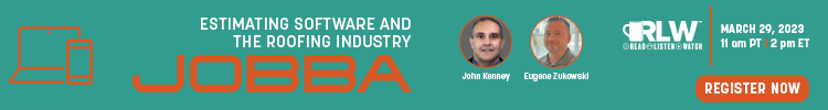 Jobba - Banner Ad - Estimating Software And The Roofing Industry
