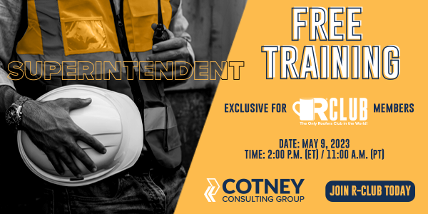 Exclusive R-Club Quarterly Training with Cotney Consulting Group 4/21