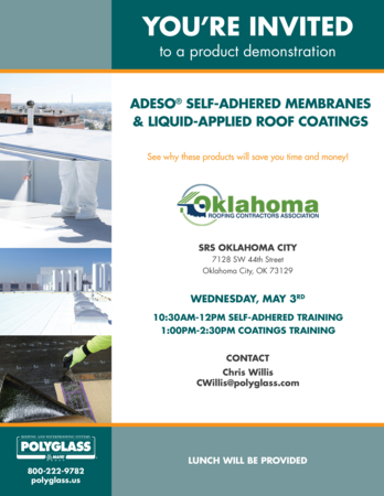 ORCA Luch & Learn Presented by Polyglass Self Adhering & Coating