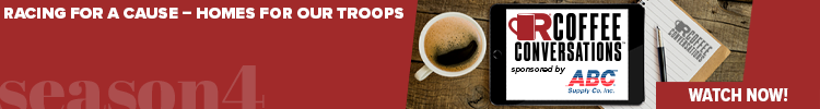 Coffee Conversations - Banner Ad - Racing For A Cause - Home For Our Troops (Sponsored by ABC Supply) On Demand