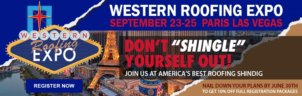 WESTERN ROOFING EXPO  - SEPTEMBER 23-25 2023