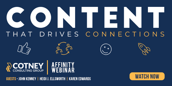 Affinity Webinar - Content that Drives Connection