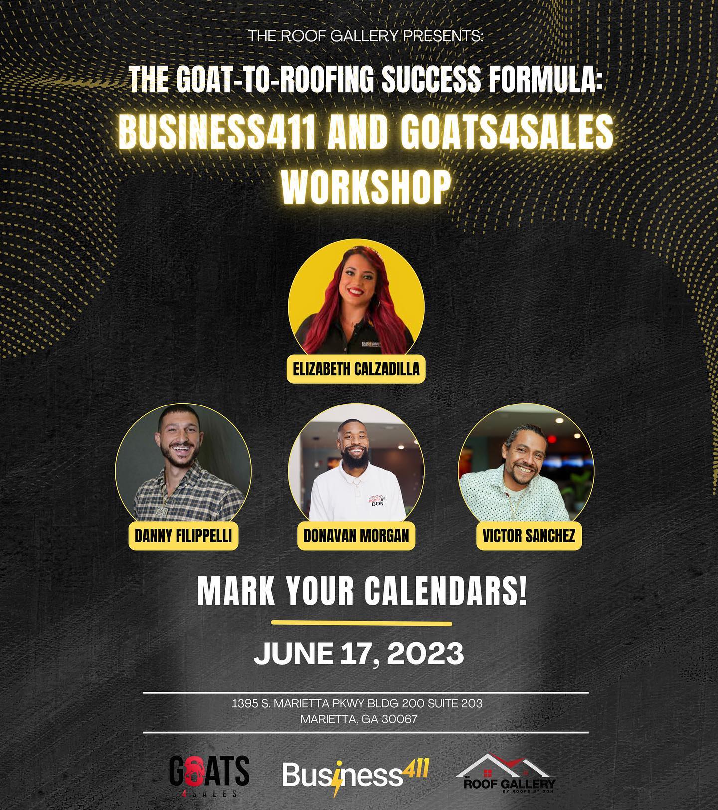 The Roof Gallery - Introducing "The Goat-To-Roofing Formula: Business411 and Goats4Sales Workshop"