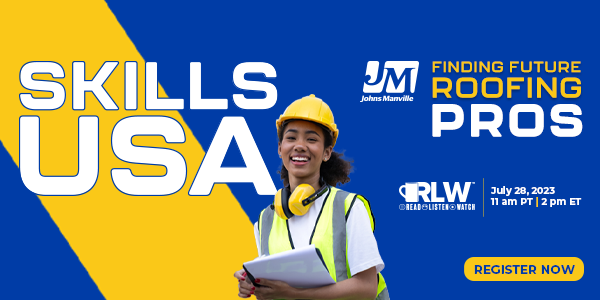 Johns Manville - Skills USA – finding future roofing professionals!