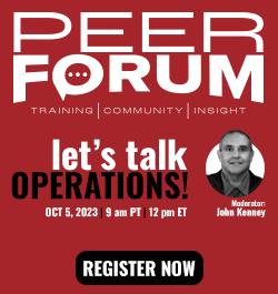 R-Club Peer Forum - Operations with John Kenney - Q4 - Sidebar