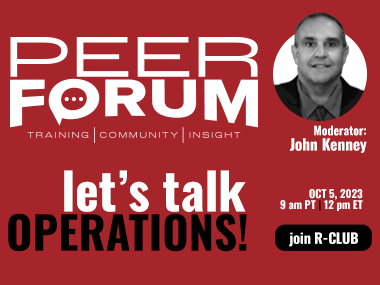 Interested in a peer forum on operations moderated by John Kenney?