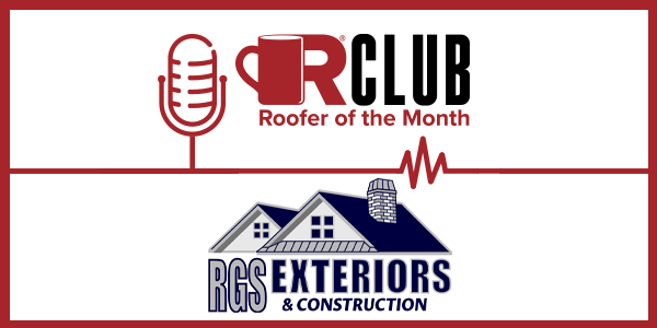 RGS Exteriors September Roofer of the Month
