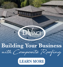 DaVinci - Sidebar Ad - Building Your Business with Composite Roofing