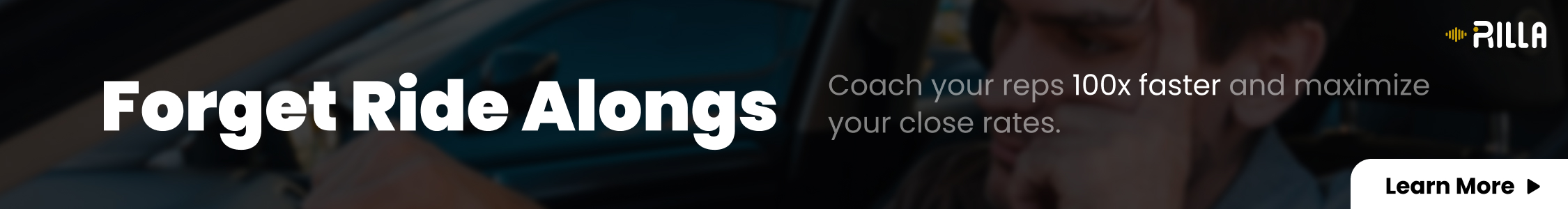Rilla - Banner Ad - Coach Your Reps 100x Faster