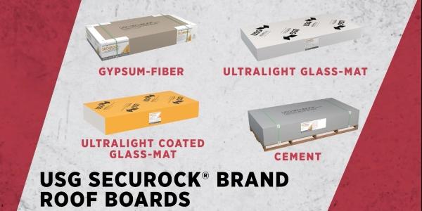 USG Securock Brand Roof Boards