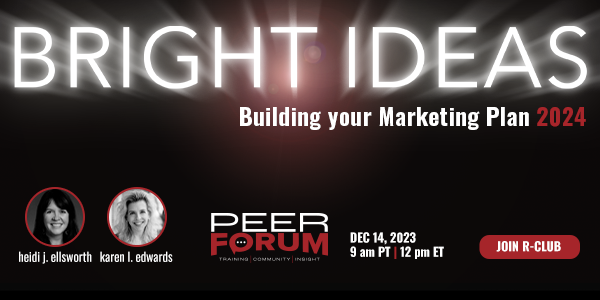 Marketing Peer Forum - December 14, 2023