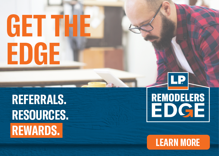 LP Building Solutions - Navigation Ad - Remodlers Edge
