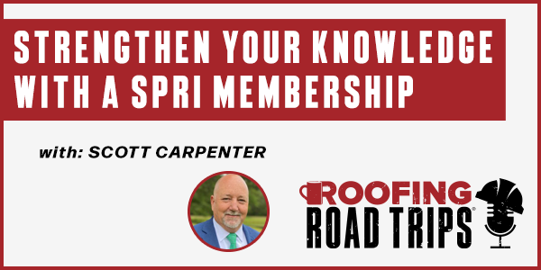 Scott Carpenter - Strengthen Your Knowledge with a SPRI Membership - PODCAST TRANSCRIPT
