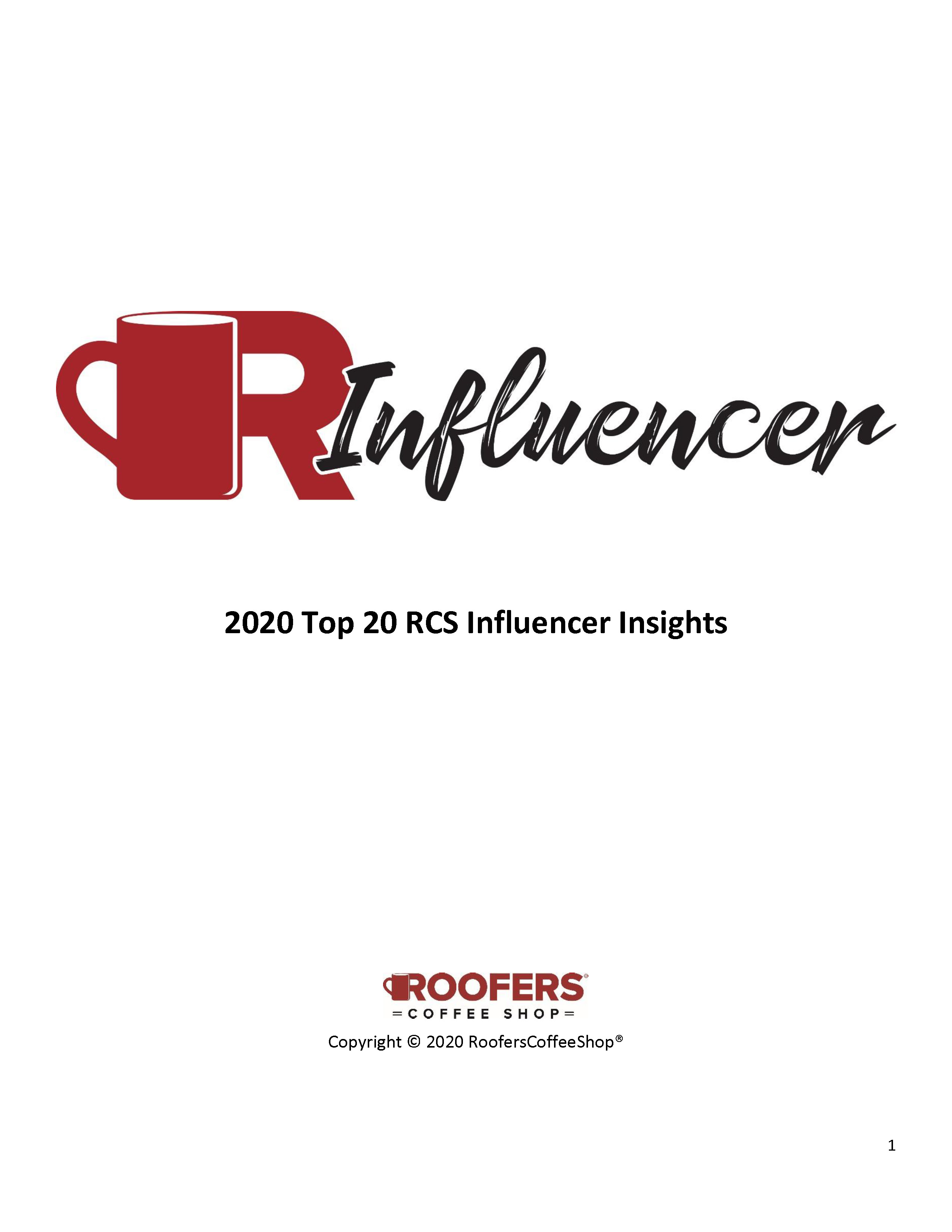 RCS Top Influencer Insights 2020