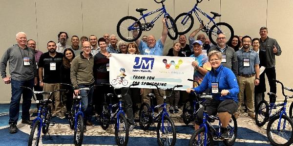 SPRI participants build and donate bikes