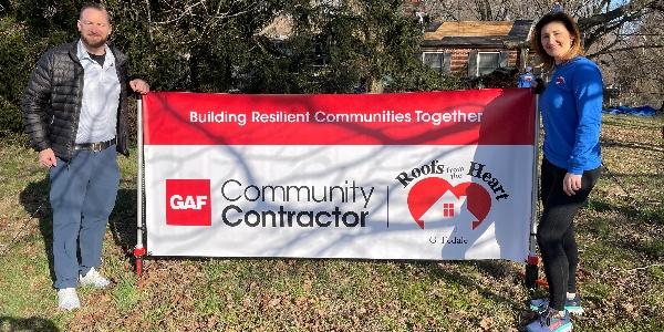 GAF and Roofs from the Heart collaboration