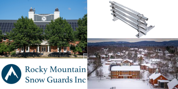 Rocky Mountain Snow Cheshire Academy embraces solar and snow fences