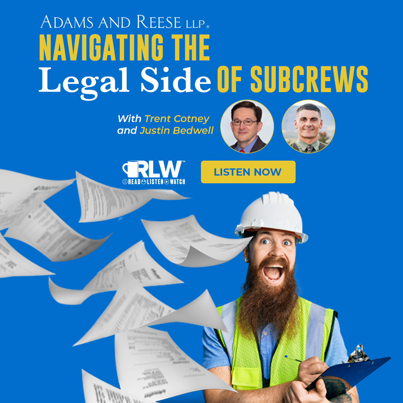 Adams & Reese - Navigating the Legal Side of Subcrews (Podcast)