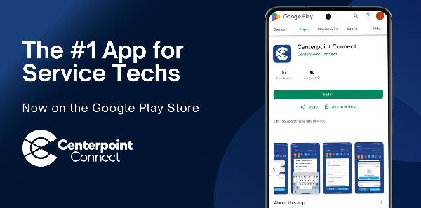 Centerpoint connect App for service techs