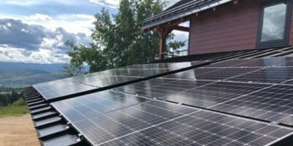 MRA barn with solar panels