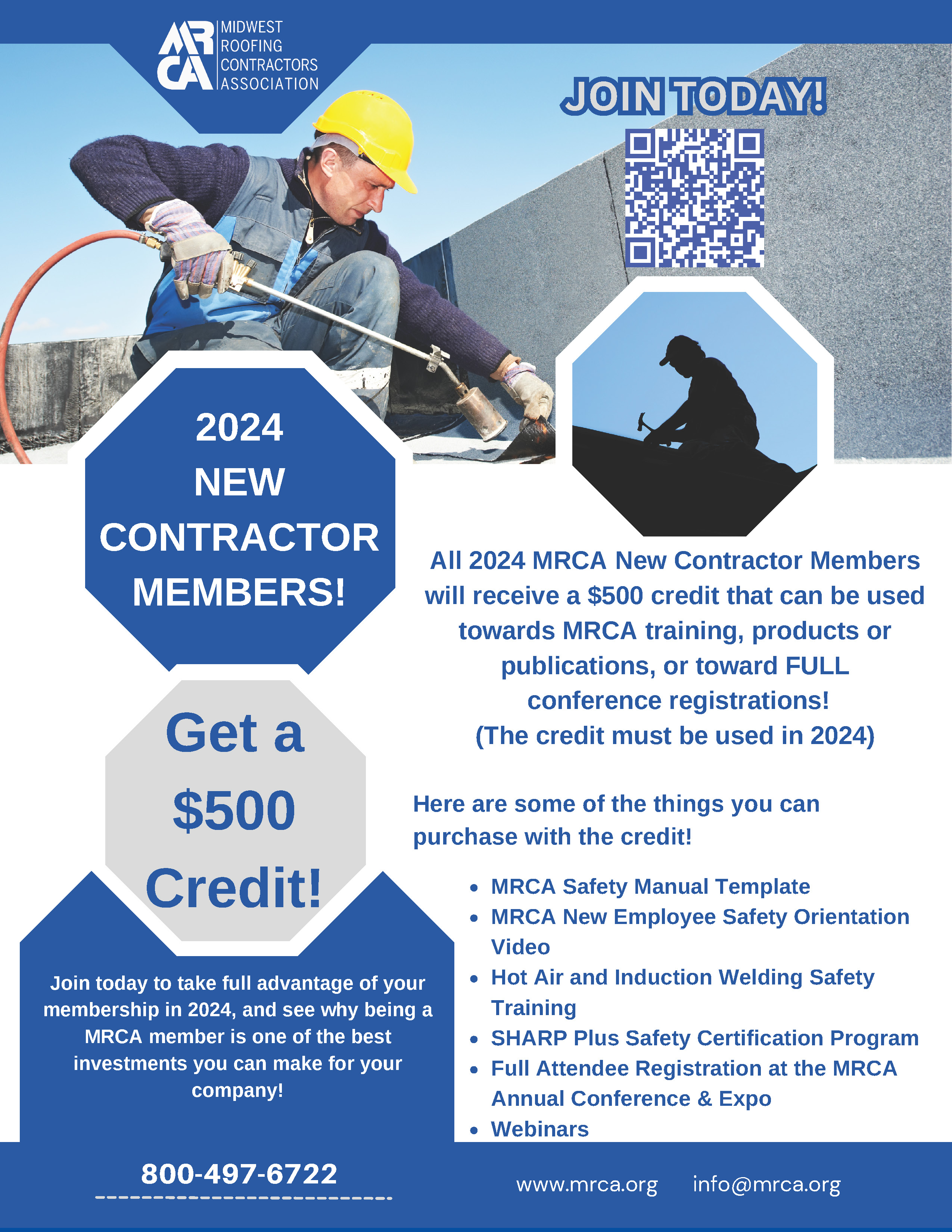 MRCA - 2024 New Contractor Member $500 Credit!