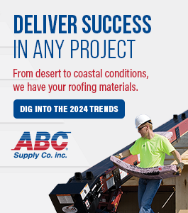 ABC Supply - Sidebar Ad - 2024 Roofing Trends