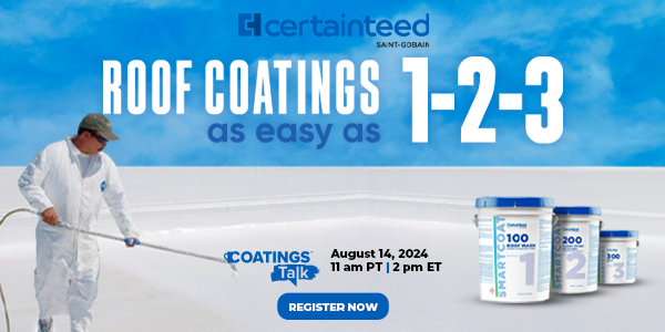 CertainTeed COatings Talk: Roof Coatings 1-2-3