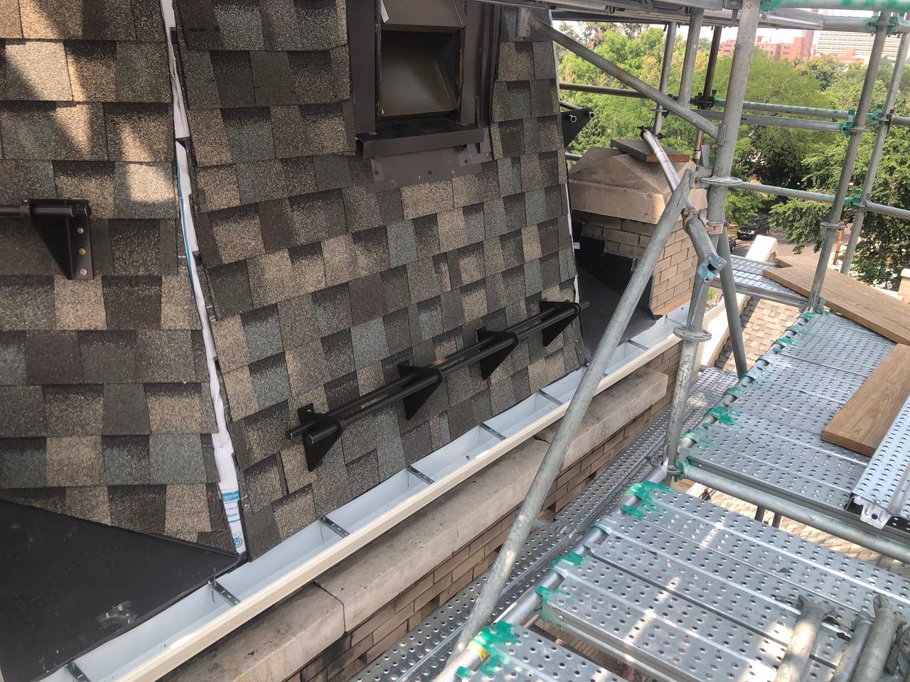 "Show Us Our Snow Guards" Runner Up - Most Impressive Fence Style Snow Retention System Project - Dahlenburg Roofing