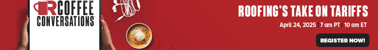 Coffee Conversations - Banner Ad - Roofing
