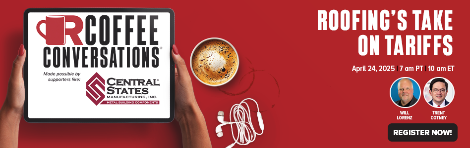 Coffee Conversations - Billboard Ad - Roofing
