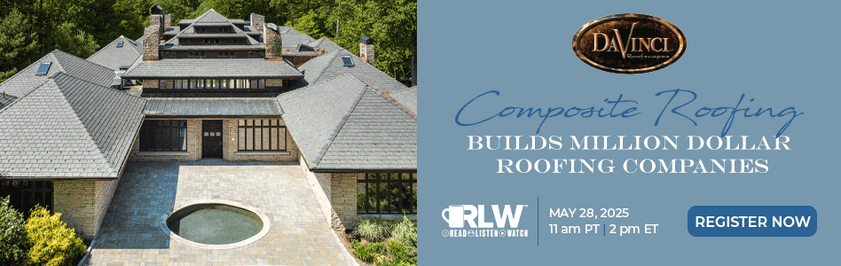 DaVinci - Billboard Ad - (RLW) Composite Roofing Builds Million-dollar Businesses