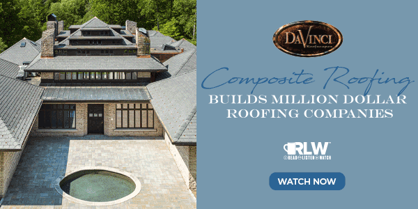 DaVinci - Composite Roofing Builds Million-dollar Businesses (on demand)