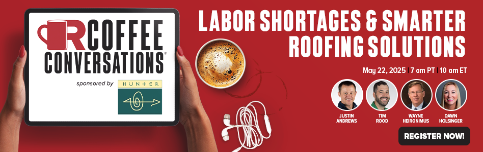 Hunter Panels -Labor Shortages & Smarter Roofing Solutions - May CoffeeConversations