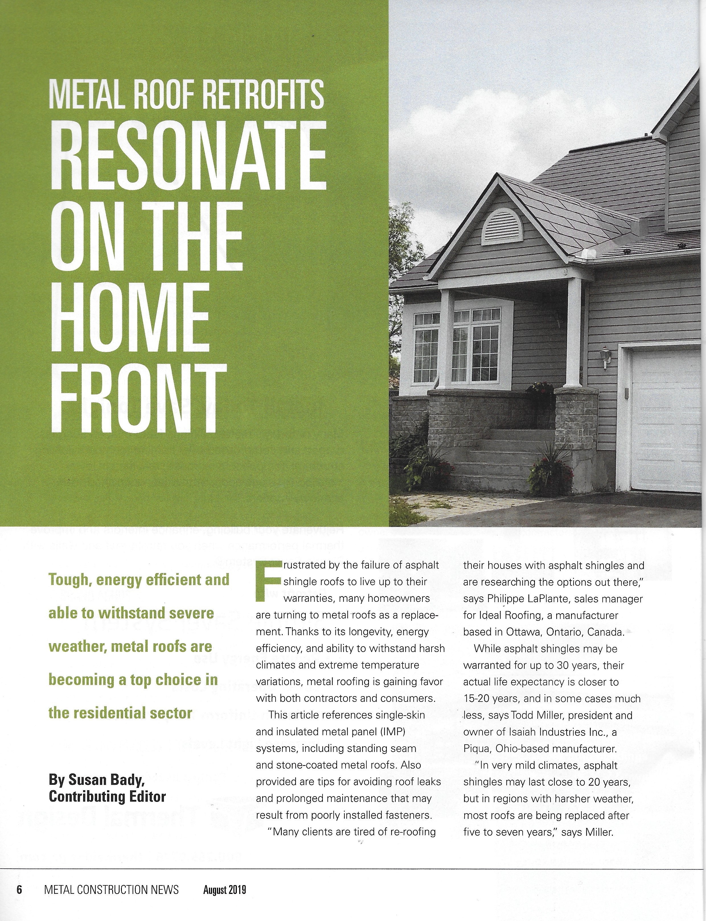 Metal Roof Retrofits