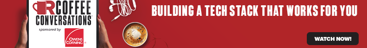 Coffee Conversations - Billboard Ad - Building a Tech Stack that Works for You (sponsored by Owens Corning on-demand)