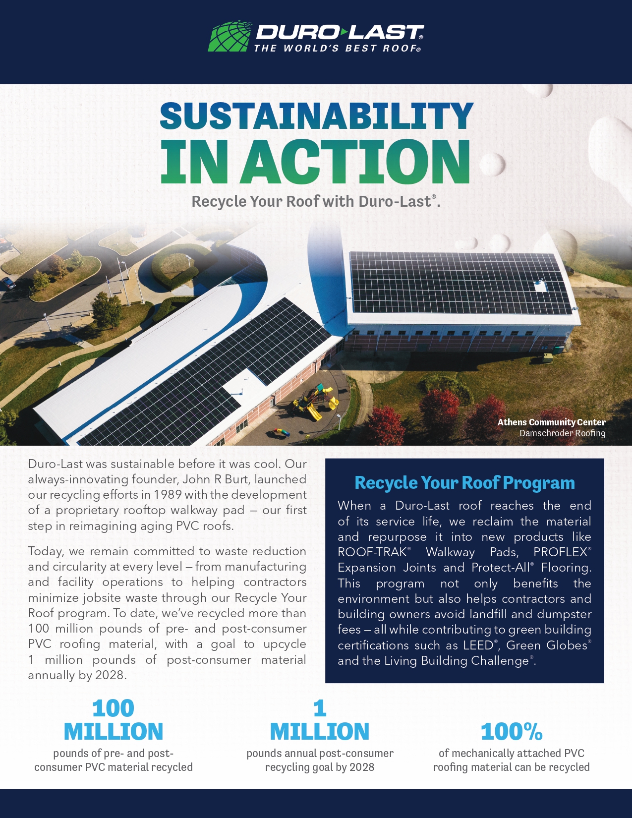 Duro-Last - Recycle Your Roof Sheet