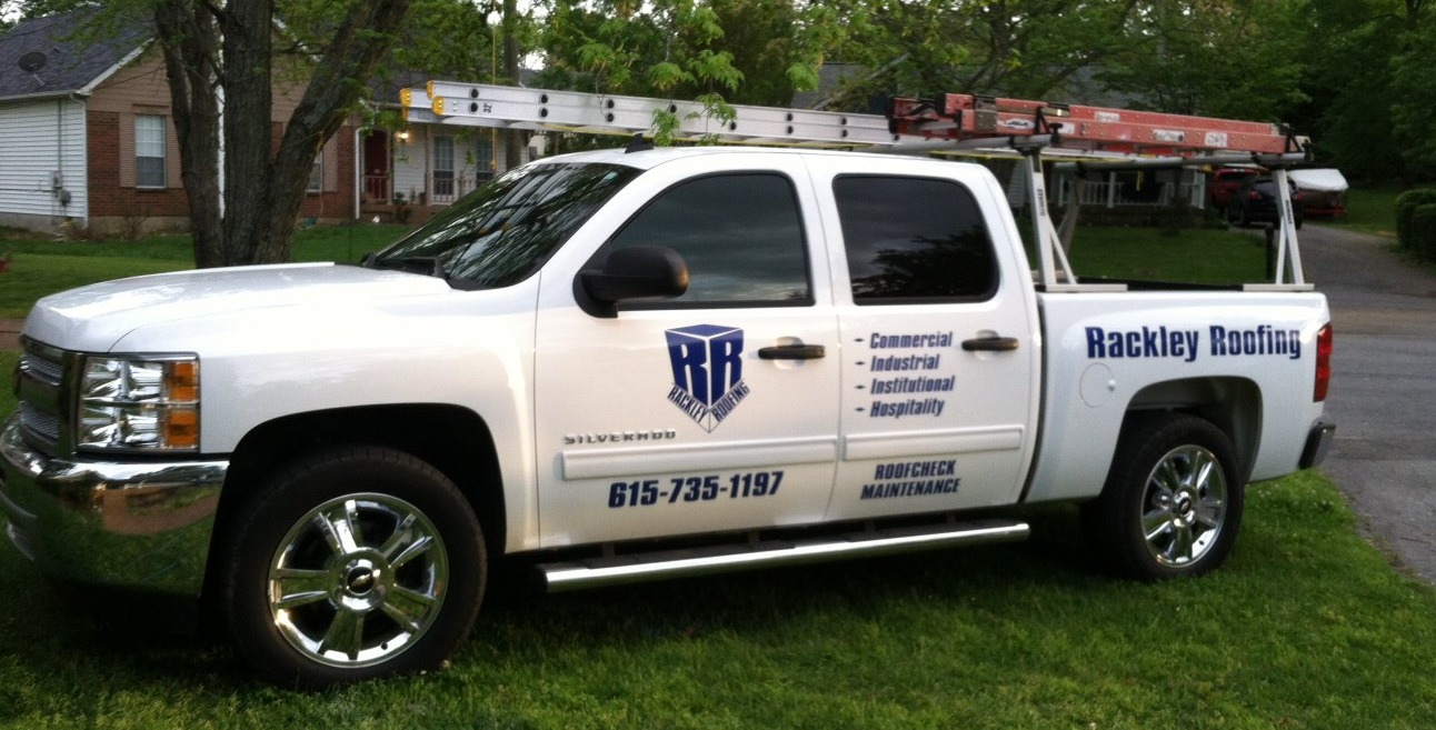 Rackley Roofing Truck