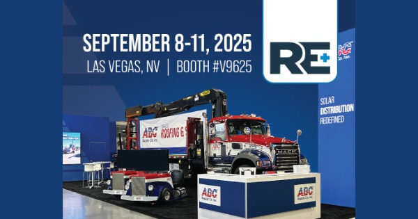 ABC Supply Powers Up at RE+ 2025 With Complete Solar Roofing Solutions