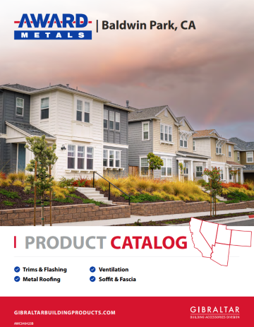 Award Metals - Product Brochure