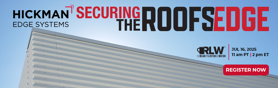 CAM (Hickman-Edge) - Billboard Ad - Securing the Roof’s Edge Register Now