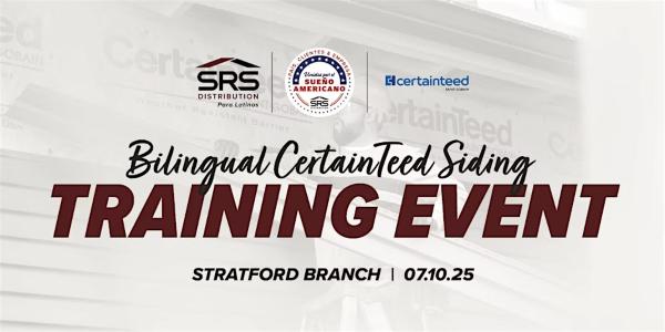 Certainteed Siding Branch Training Event